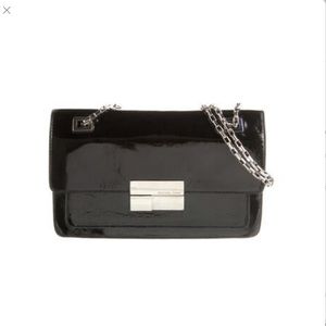 MK Patent leather shoulder bag